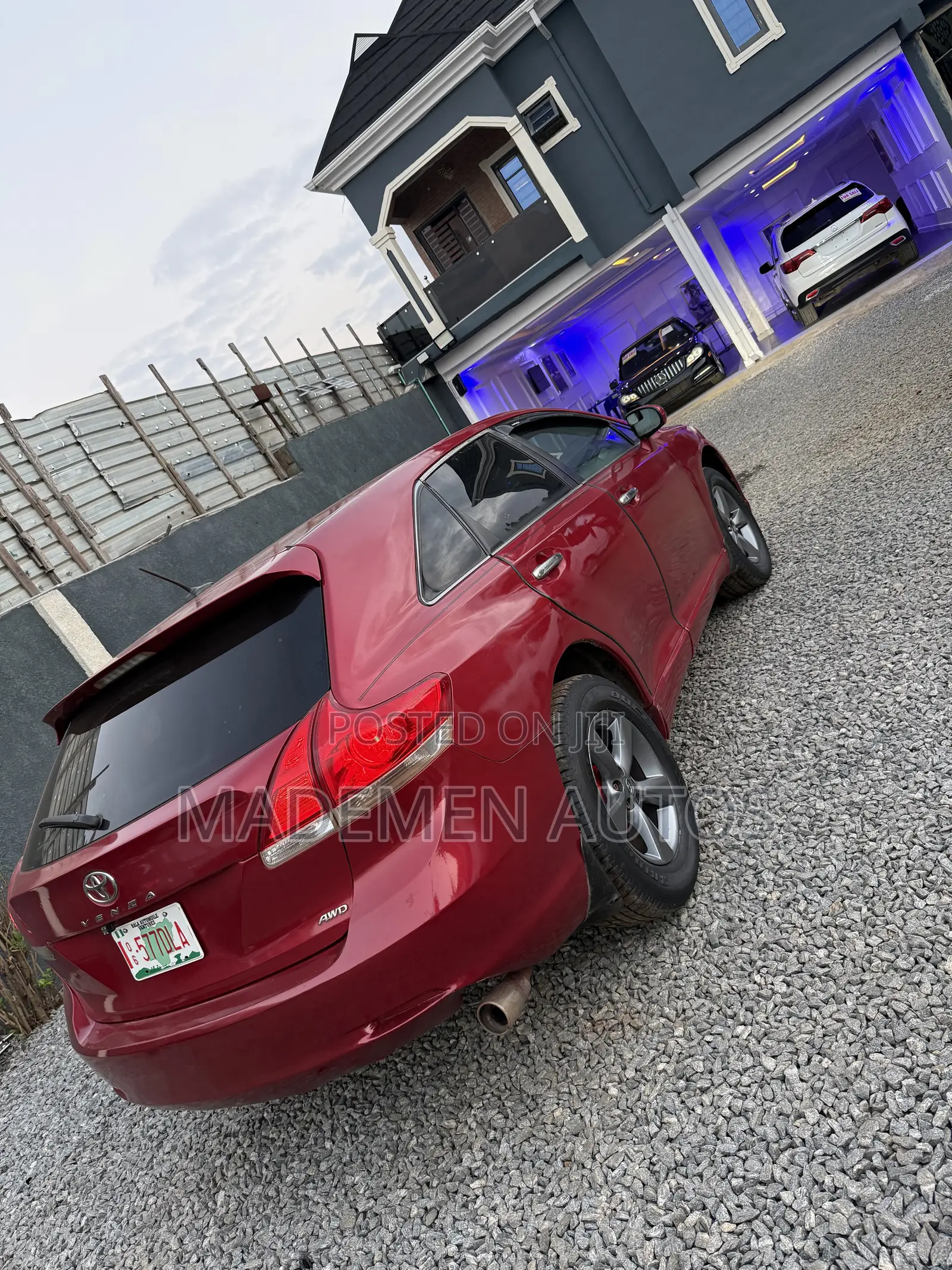 Toyota Venza Limited 2010 Red