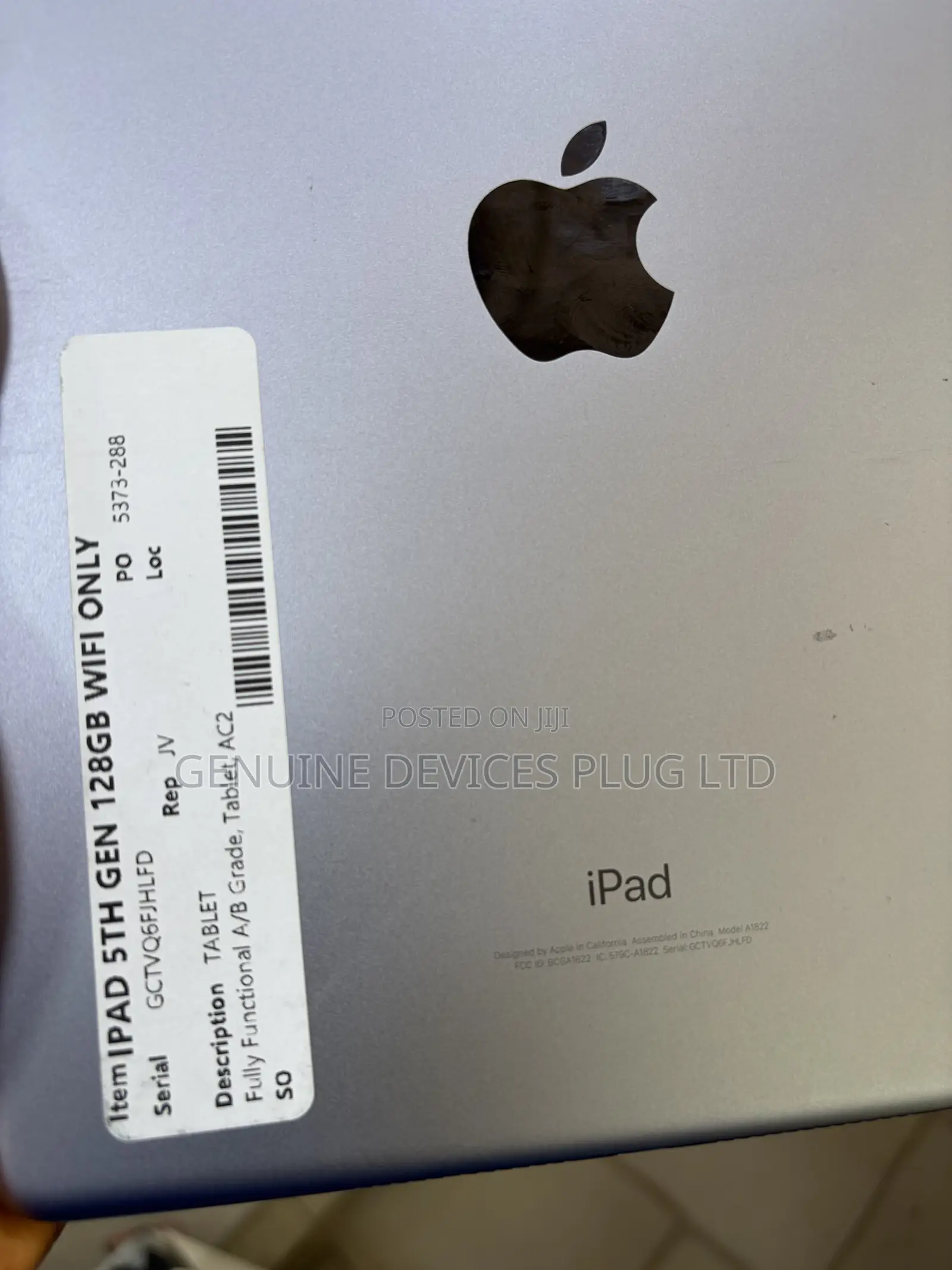 New Apple iPad 5 (2022) 128 GB Gray