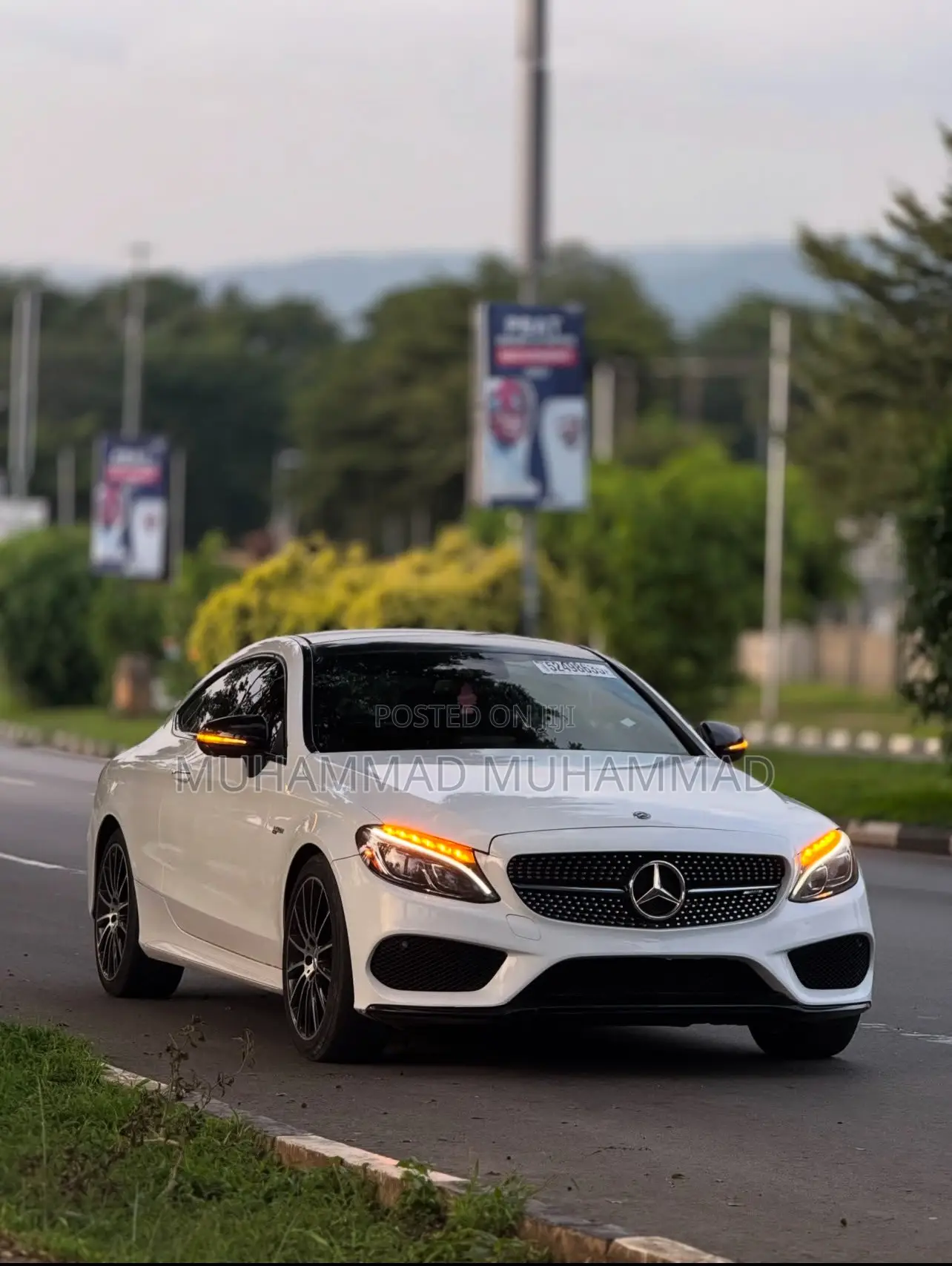 Mercedes-Benz C43 4Matic Coupe AWD (3.0L V6 9AM) 2018 White