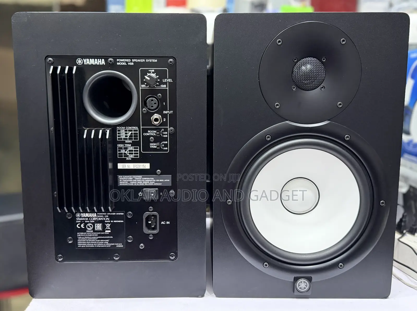 Yamaha Hs8 Studio Monitor ( Direct Tokunbo)