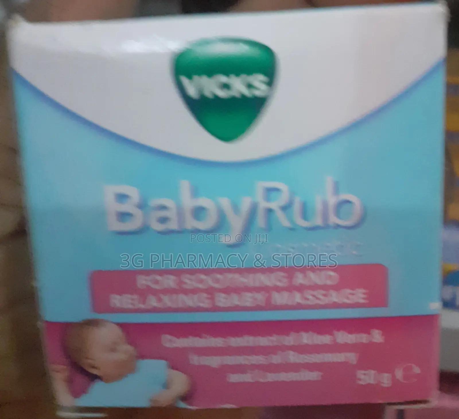 Vicks Babyrub for Soothing and Relaxing Baby Massage 50g