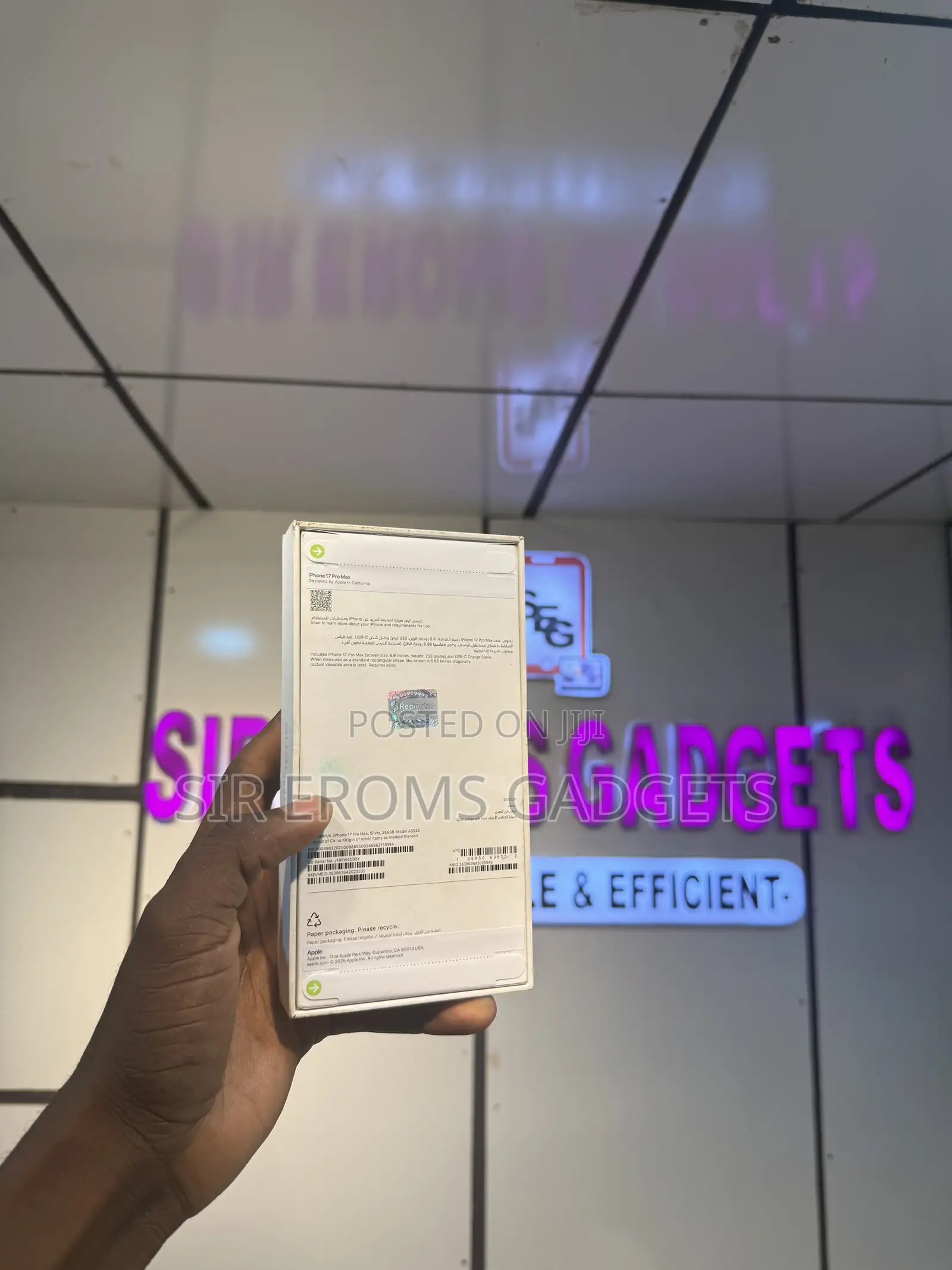 New Apple iPhone 17 Pro Max 256 GB Silver