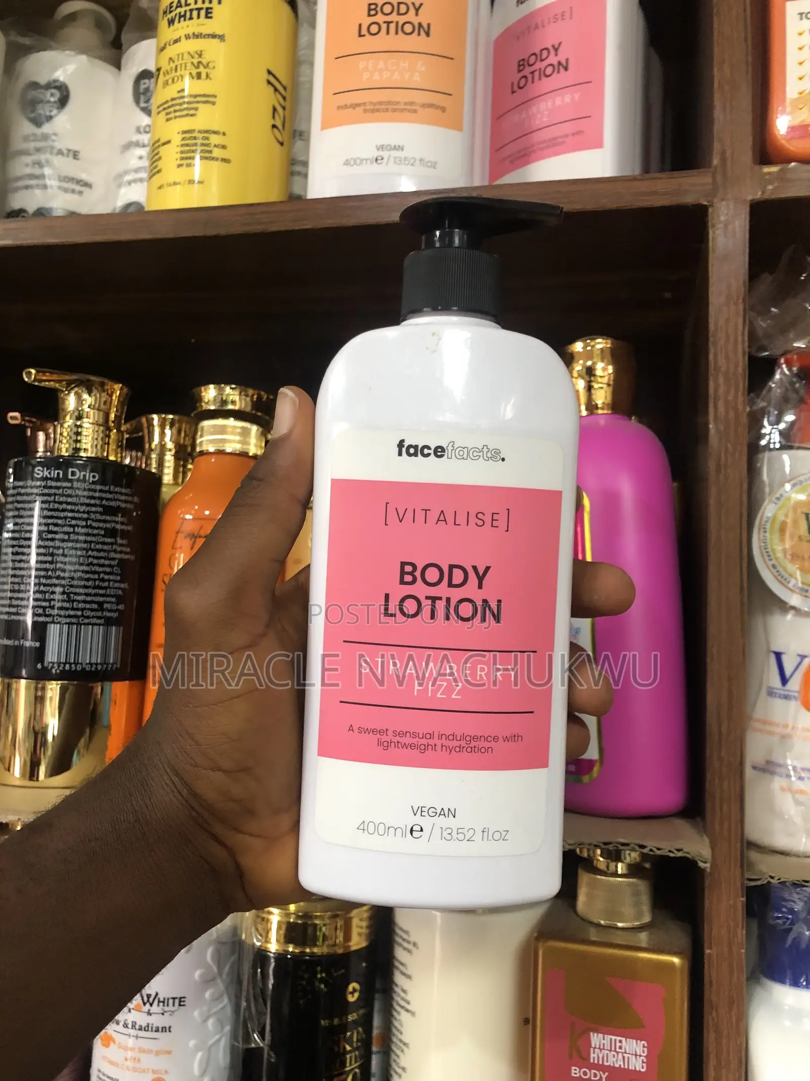 Face Facts Vitalise Strawberry Fizz Body Lotion – 400ml