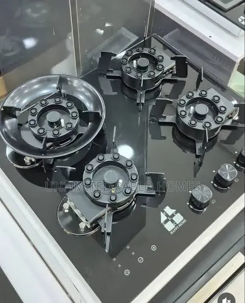 4-Burner Gas Cooker With in-Built Cooktop