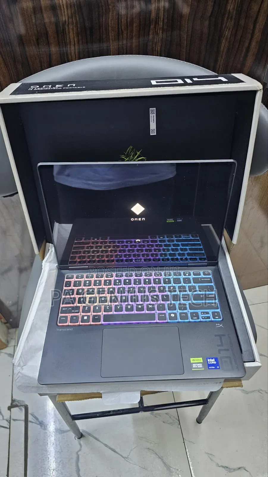 Laptop HP Omen Transcend 14-fb0023dx 32GB Intel Core Ultra 9 SSD 1T