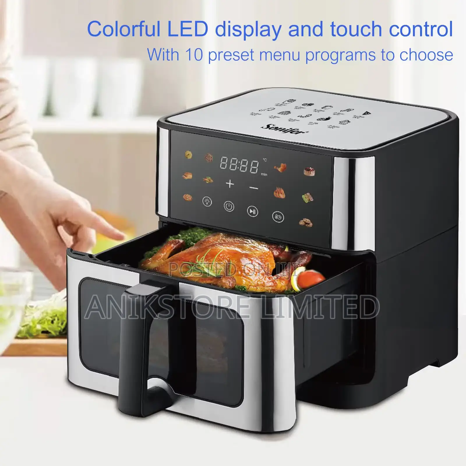 Sonifer 10L Digital Air Fryer SF-1042