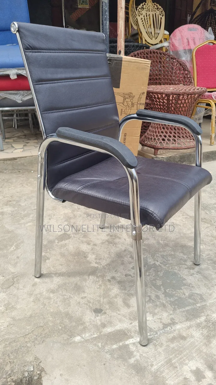 Office Visitor Leather Chair