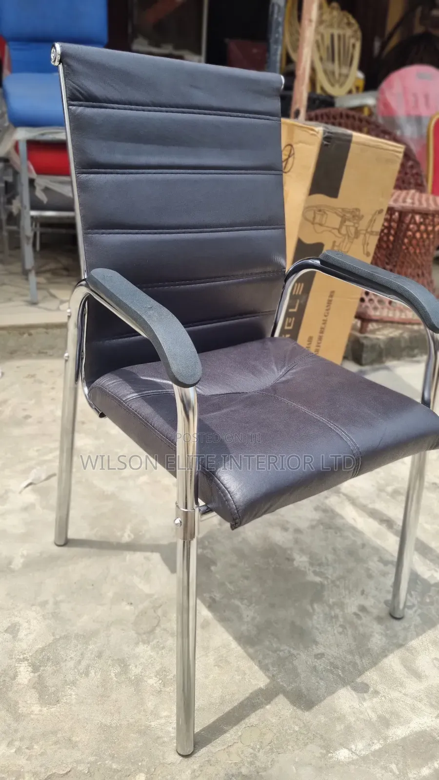 Office Visitor Leather Chair