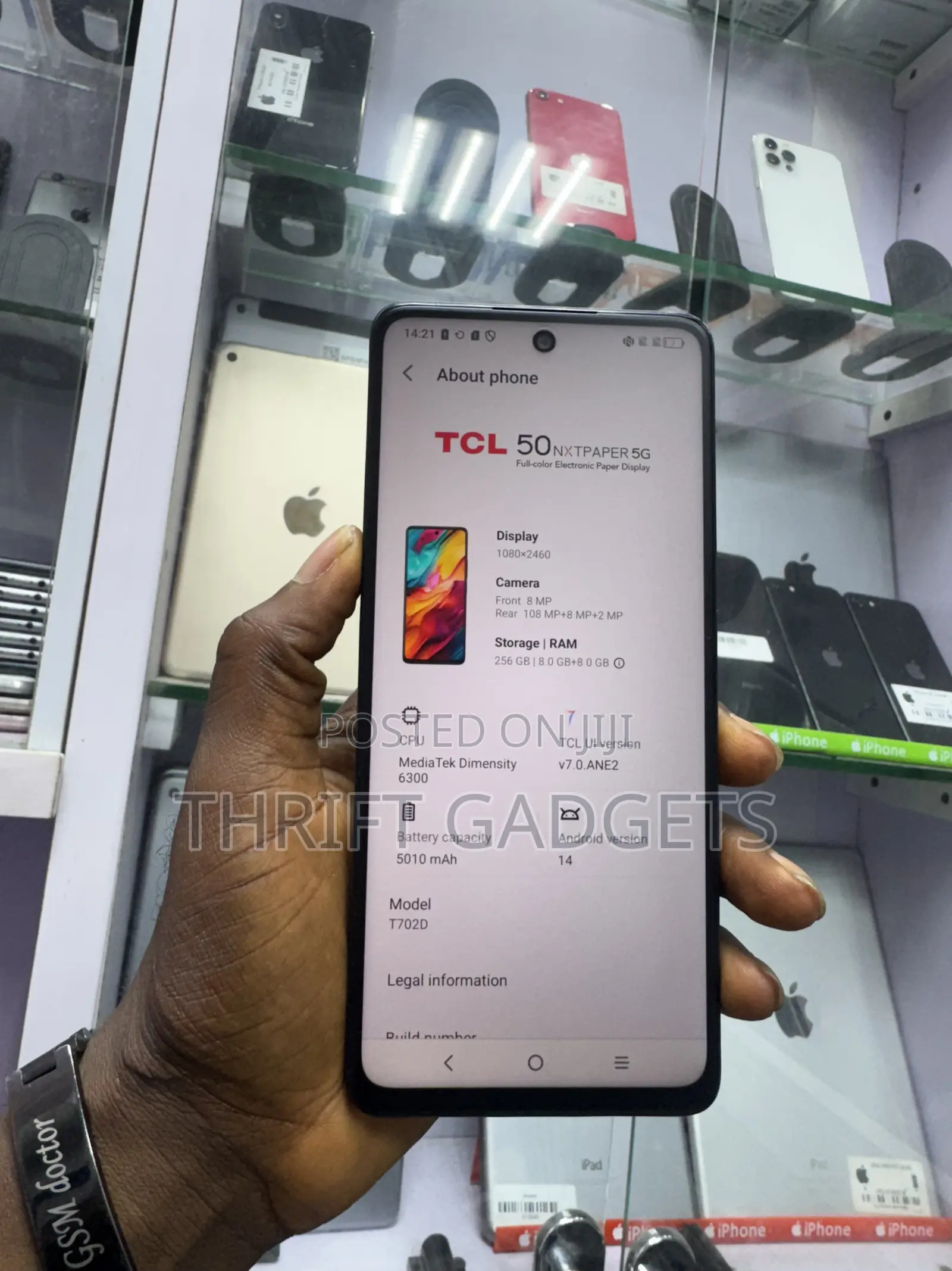 TCL 60 Se NxtPaper 5G 256 GB Black