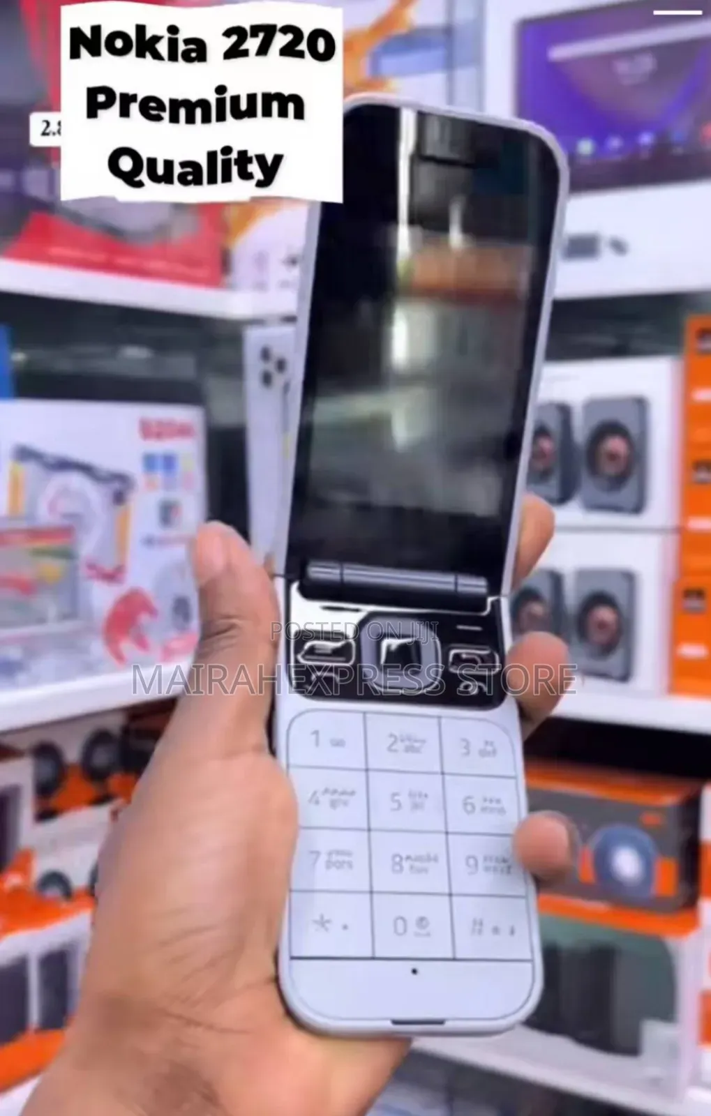 New Nokia 2720 Flip 512 GB Black