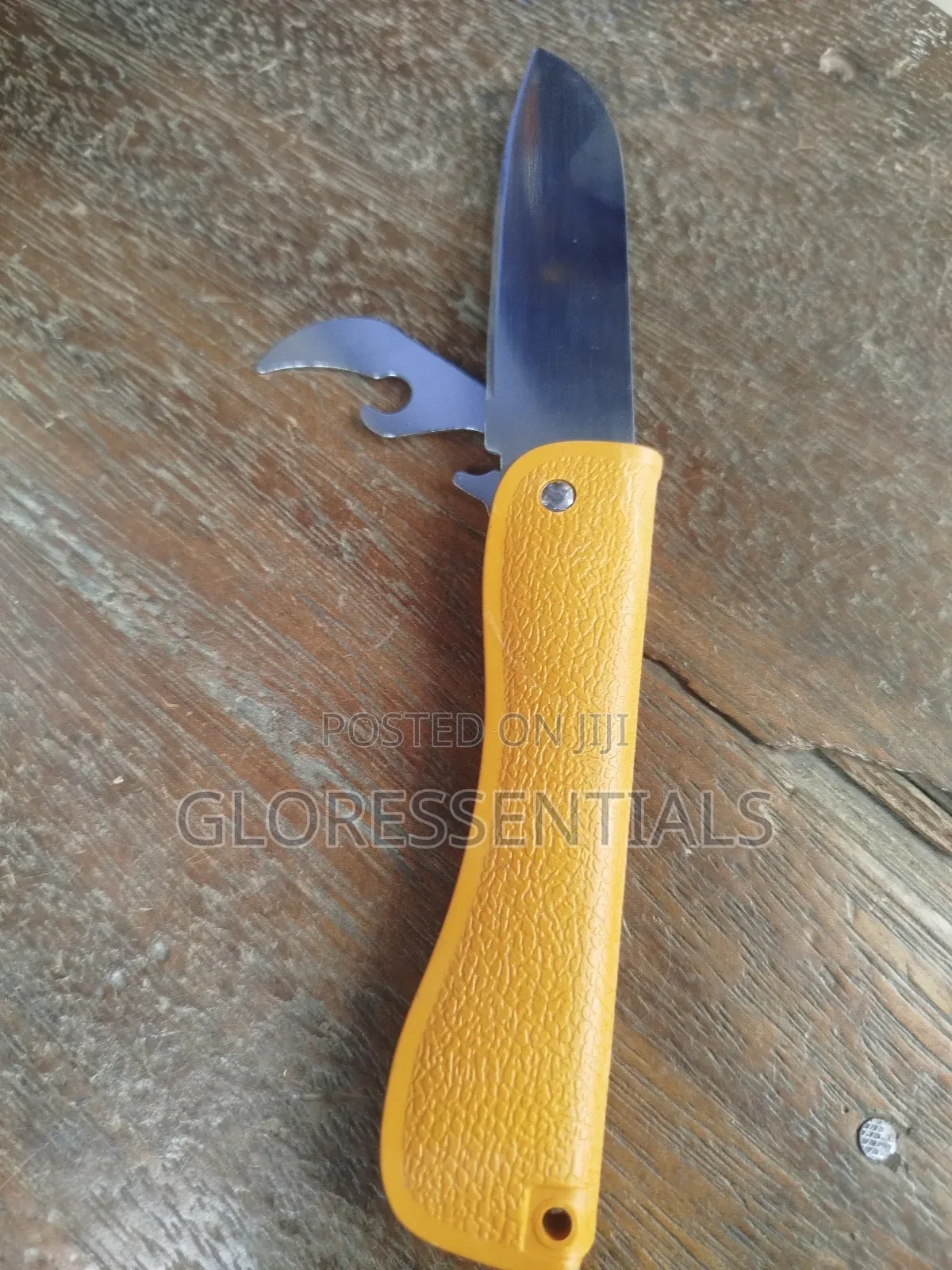 Folding Pocket Knife With Bottle Opener Key Holder