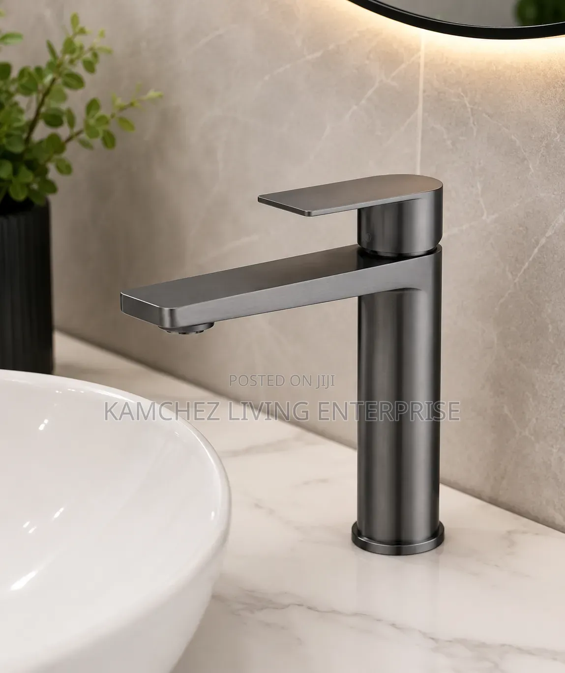 Premium Gunmetal Basin Basin Mixer Tap