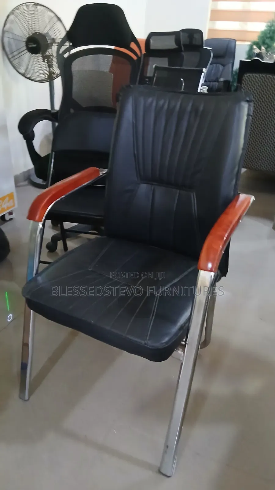 Visitor Chair Black Colour
