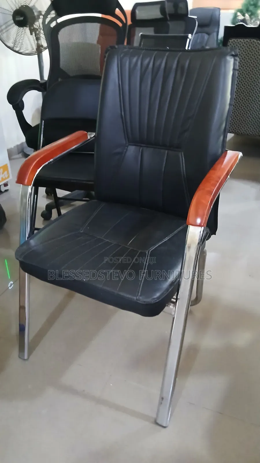 Visitor Chair Black Colour