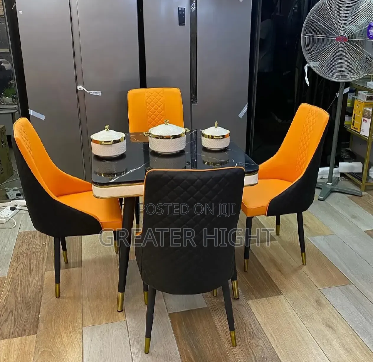 Marble Top 4seater Dinner Table