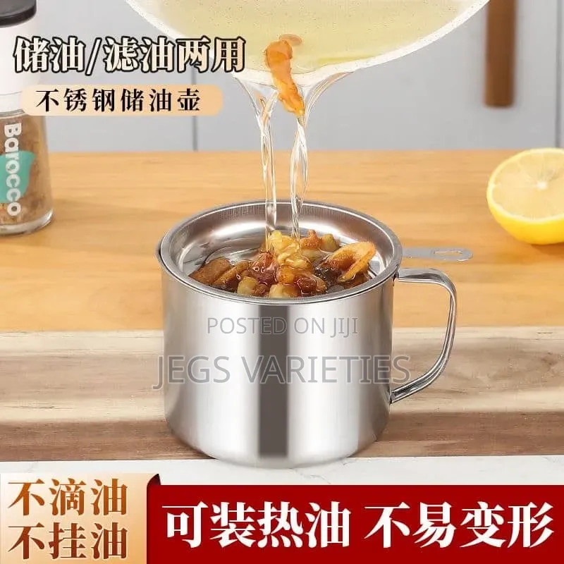 Stainless Steel Oil Filter Bottle