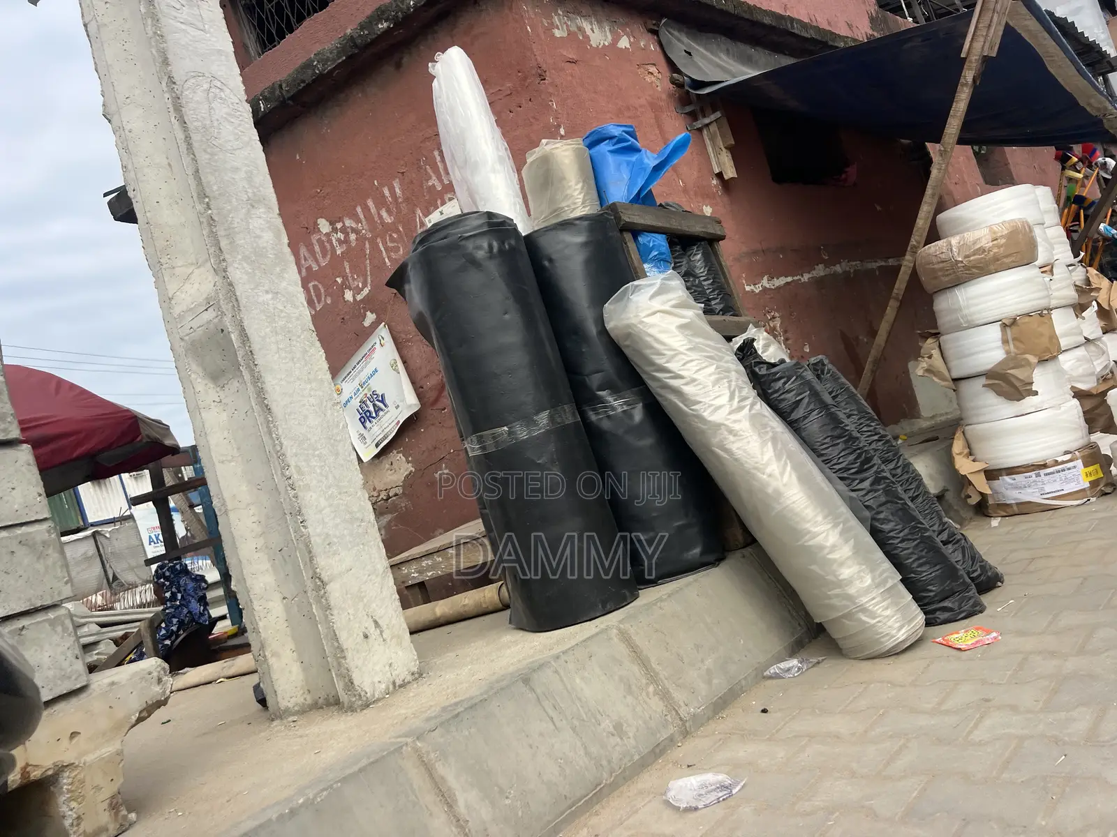 Heavy-Duty Rolls of Black Nylon, DPM