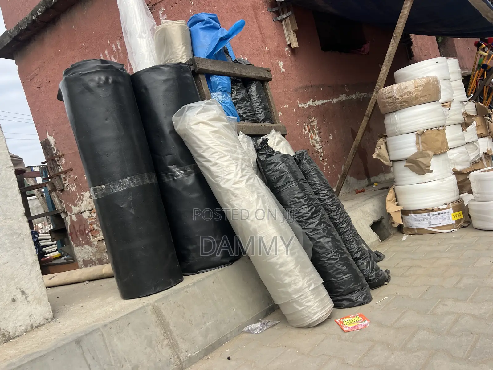 Heavy-Duty Rolls of Black Nylon, DPM