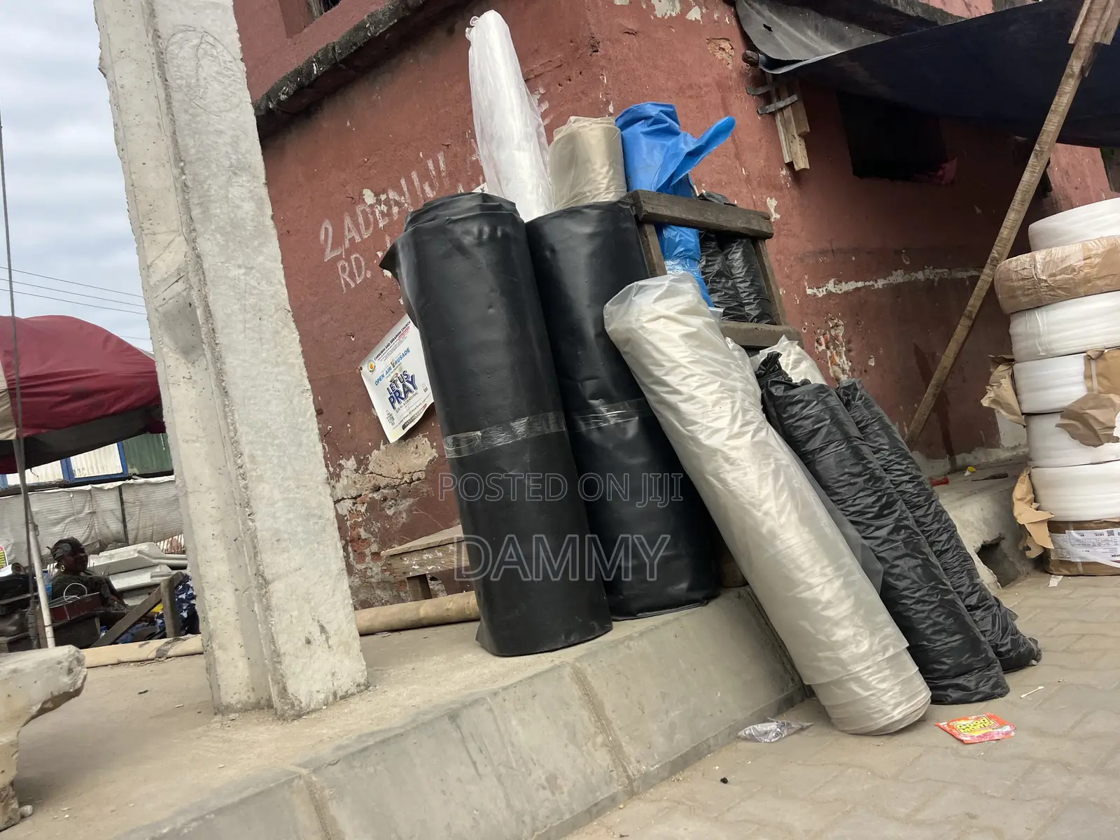 Heavy-Duty Rolls of Black Nylon, DPM