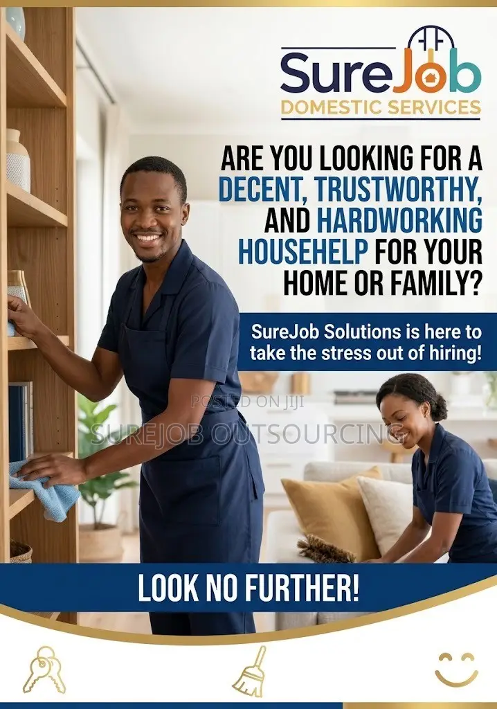 Looking for a Decent Domestic Staff? Surejob Is Here for You!
