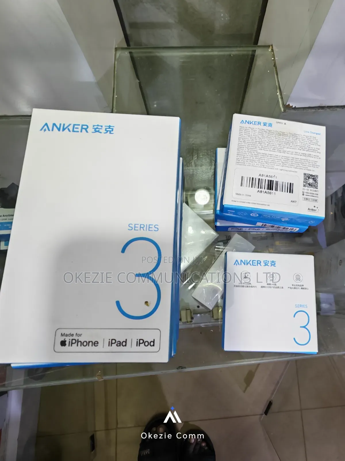 Anker typeC to Lightning (iPhone) Cable, 3-Feet (A81A5)