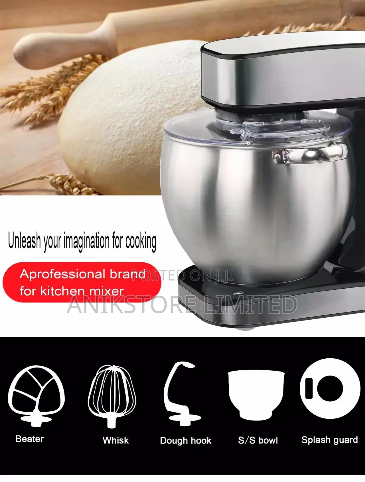 Sonifer 12L Heavy-Duty Stand Mixer SF-8082