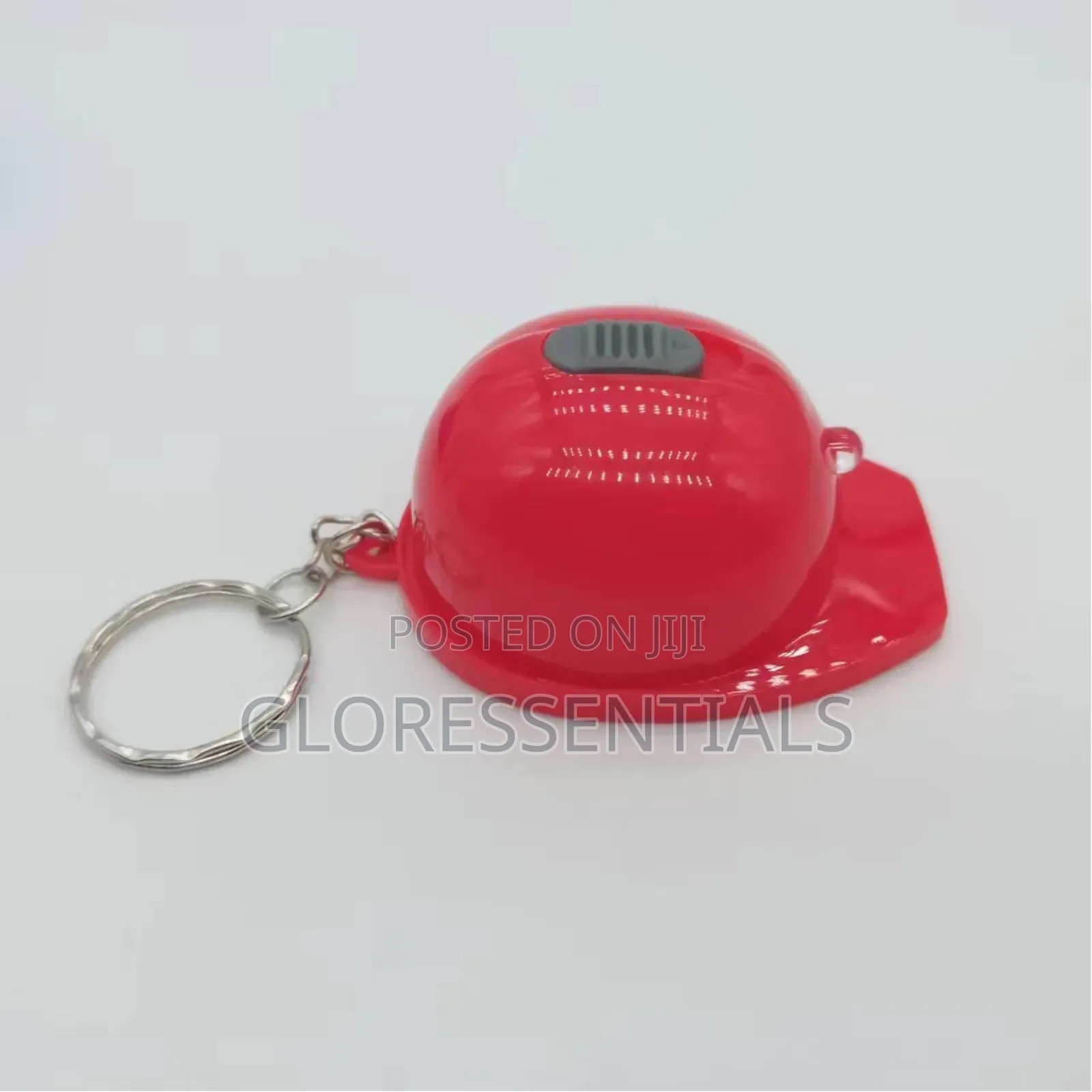 Safety Helmet Keychain With Flashlight and Bottle Opener 12pcs