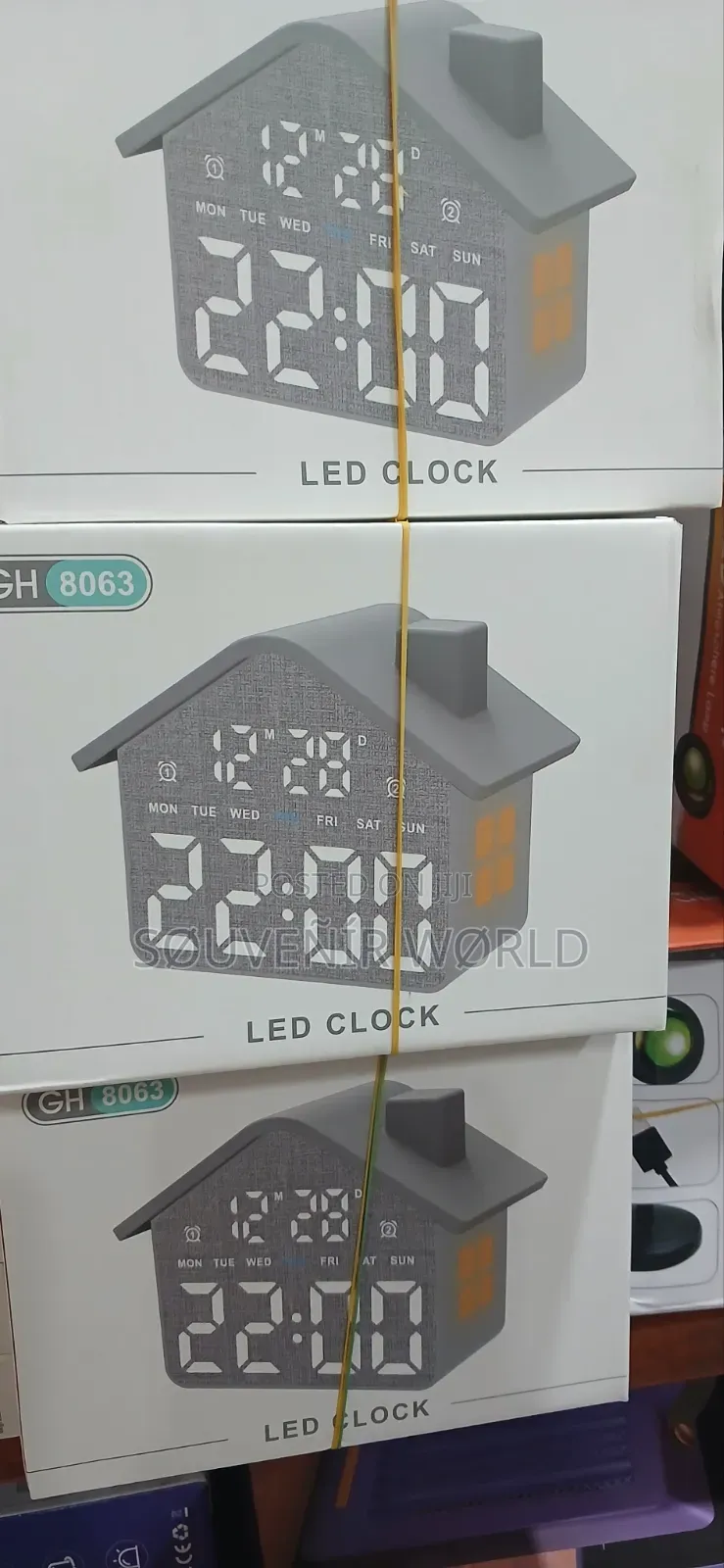 Digital Led Clock With Alarm and Calendar