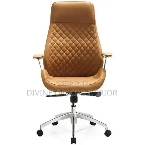 Executive Tan Brown Office Chair