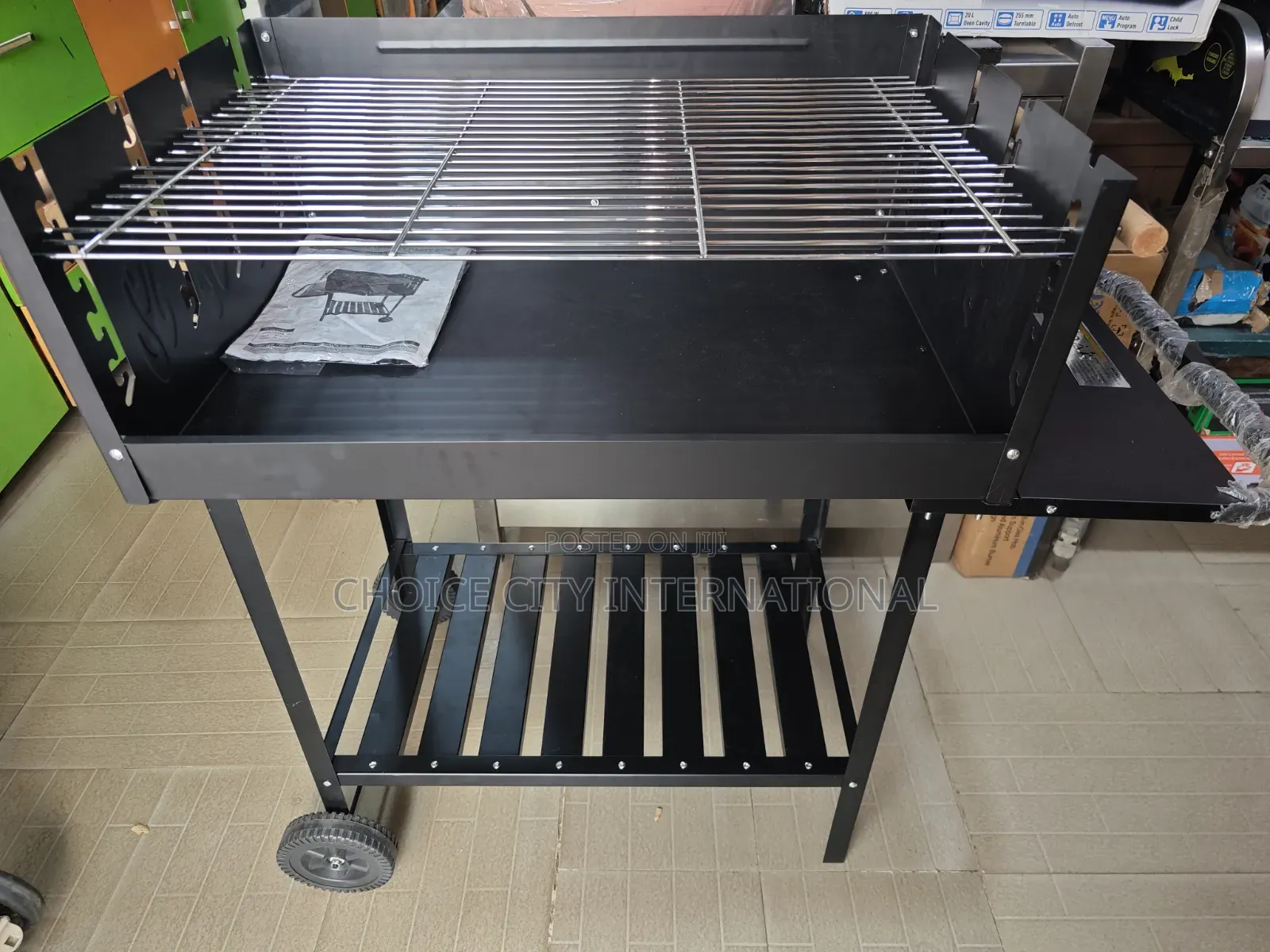 Steel Deluxe Trolley Party Barbecue