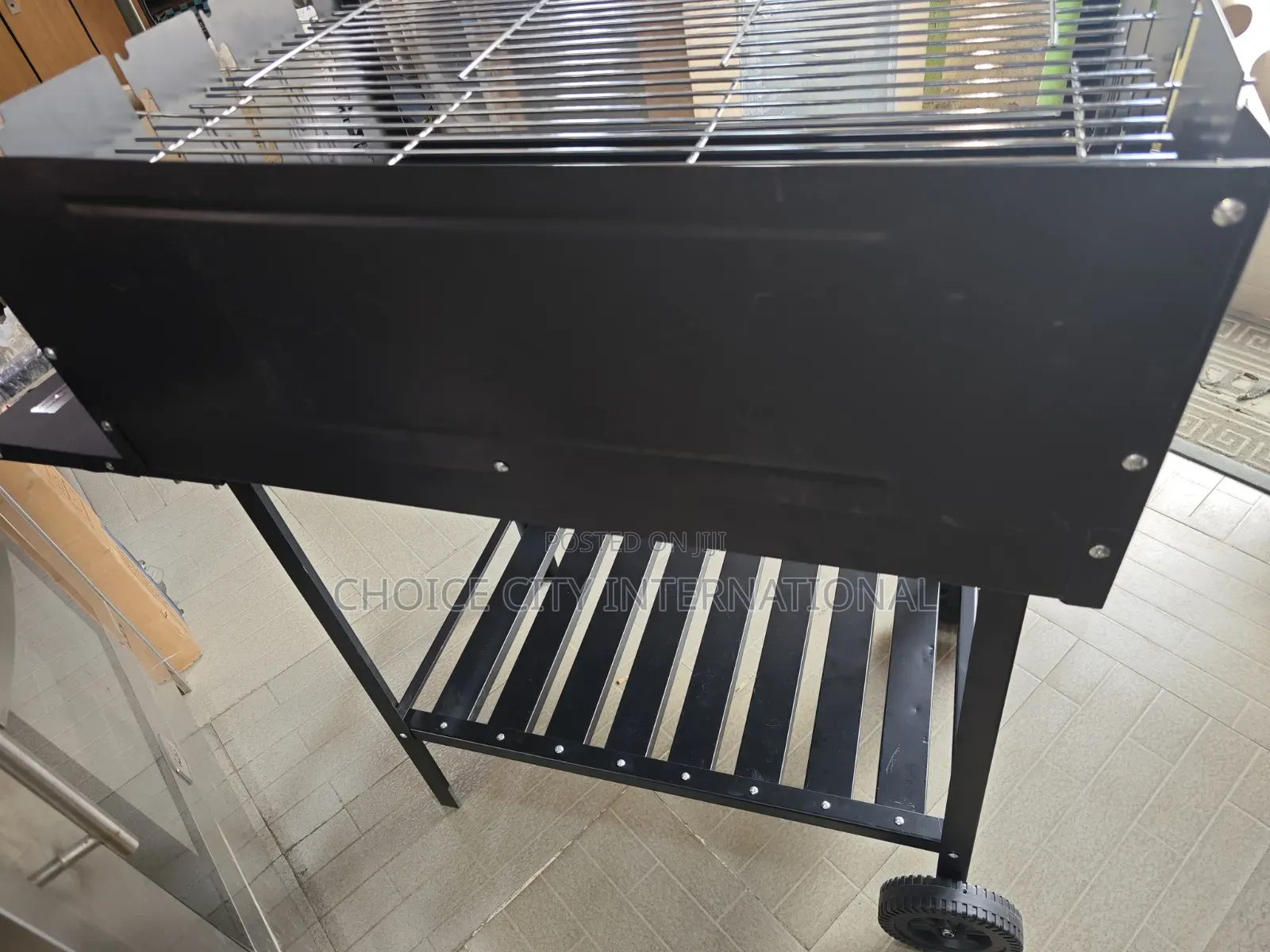 Steel Deluxe Trolley Party Barbecue
