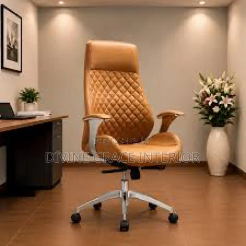Modern Executive High Back Leather Chair