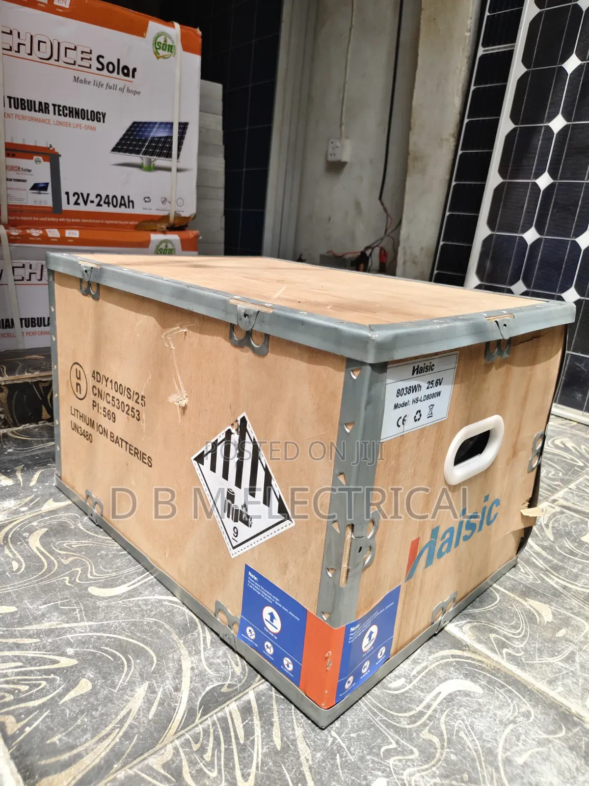 Haisic 8kwh 24v Solar Lithium Battery