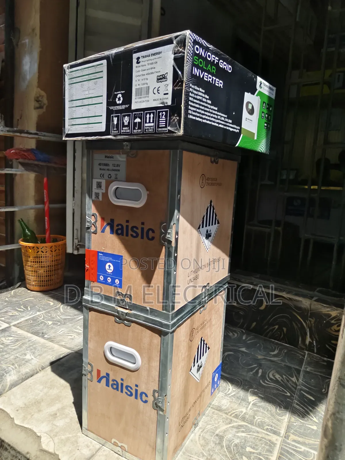 Haisic 8kwh 24v Solar Lithium Battery