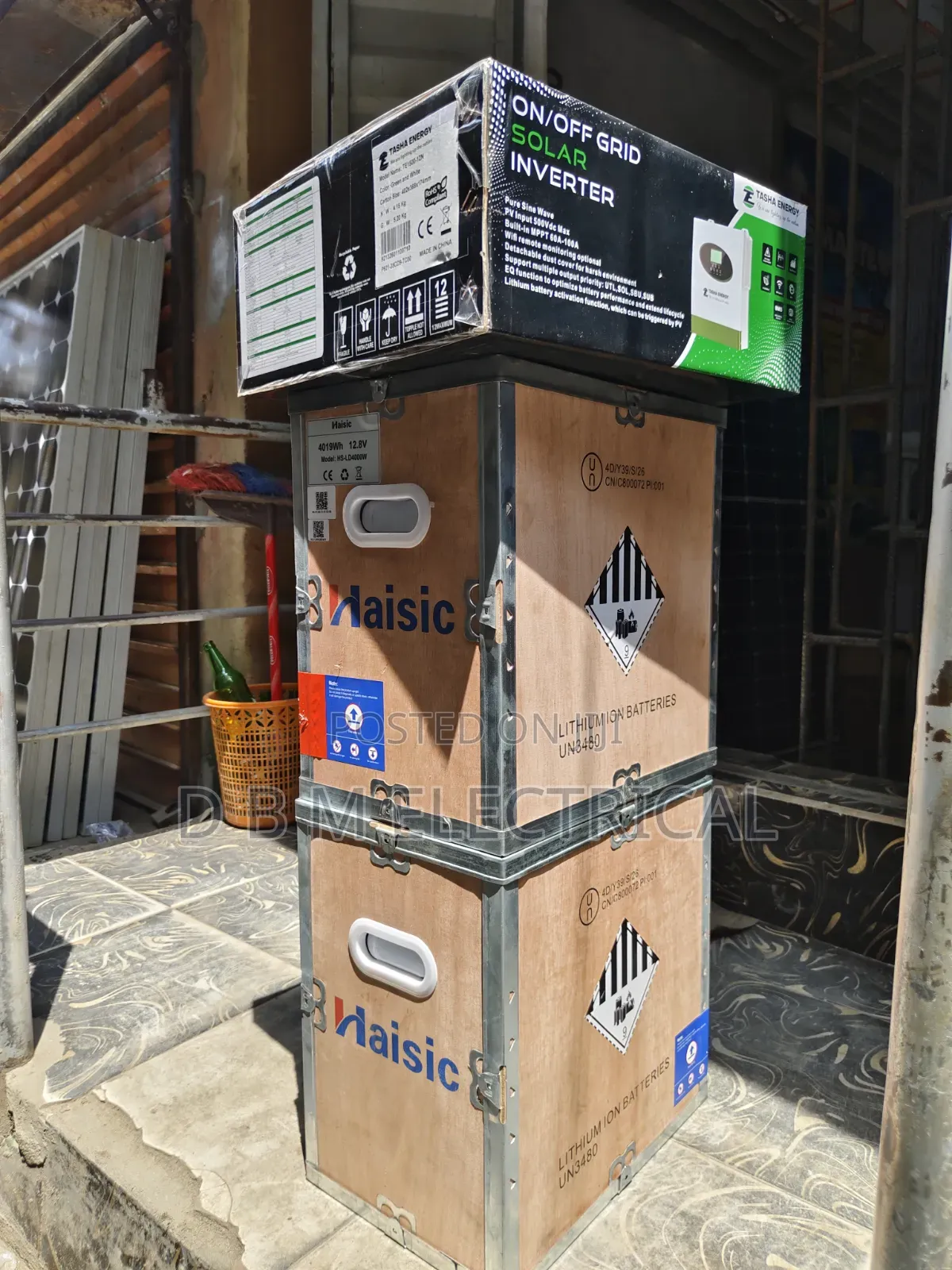 8kwh 24v Haisic Solar Limtom Battery