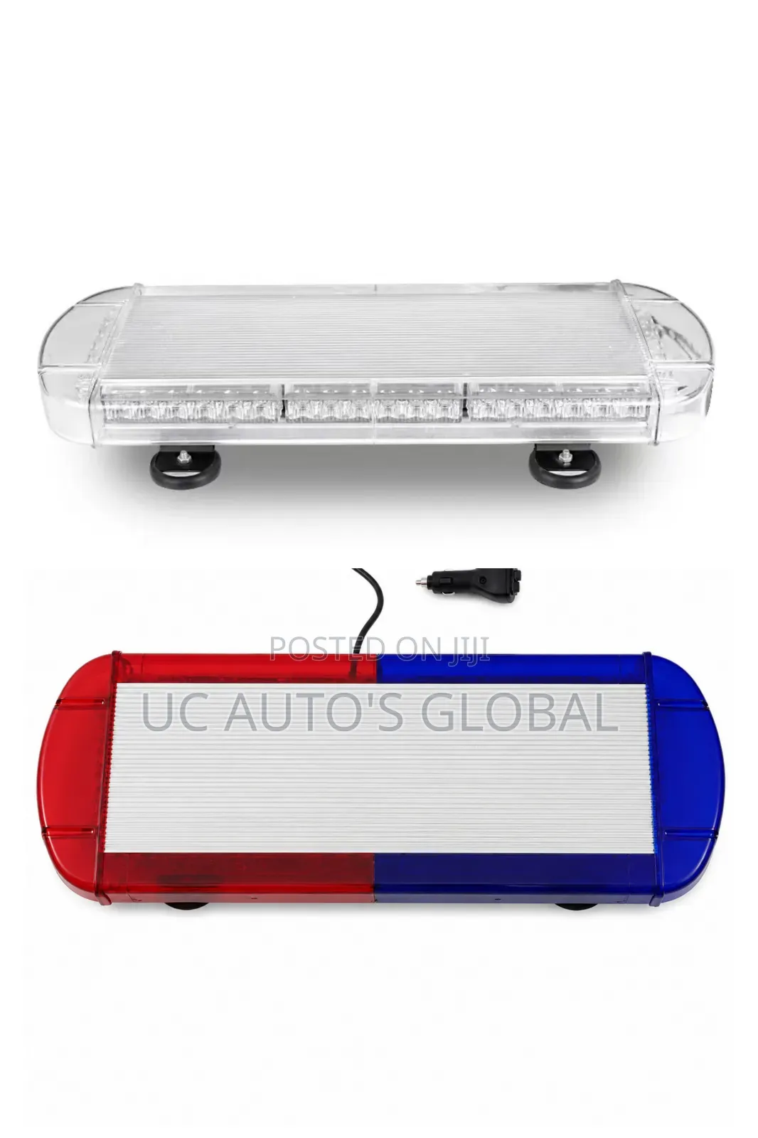 Short Portable Police Siren Light With Speaker/Amplifier