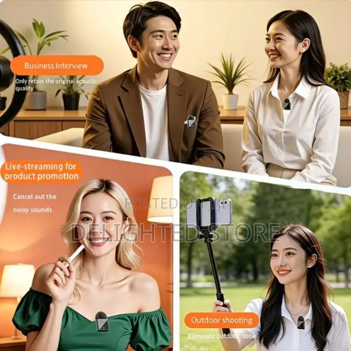 F15-2 Double Noise Cancelling Wireless Microphone