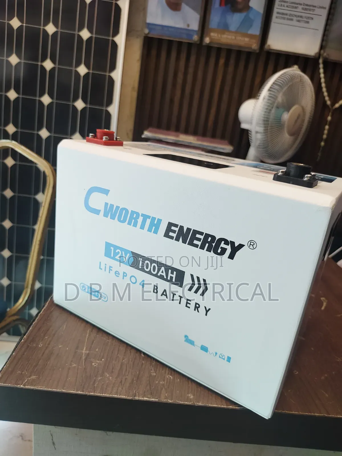 Cworth Solar Lithium Battery 12v 100ah