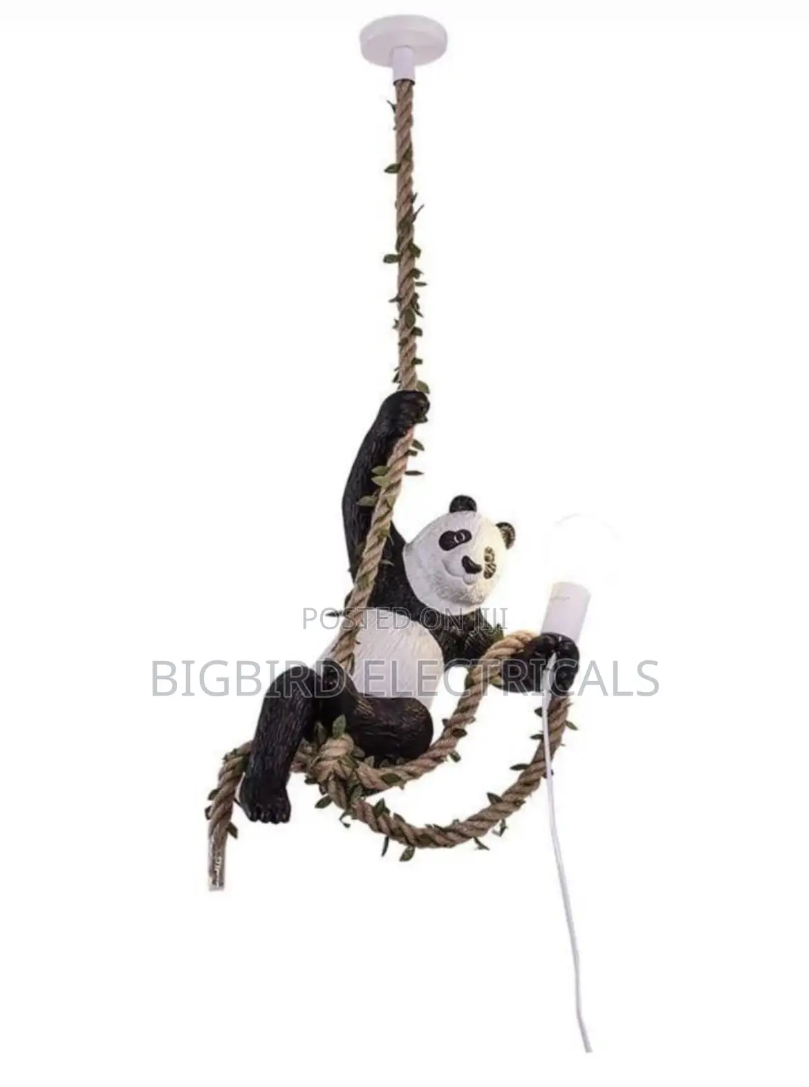 Cute Panda Cartoon Hanging Light - Kids Room, Cafe, Play Area