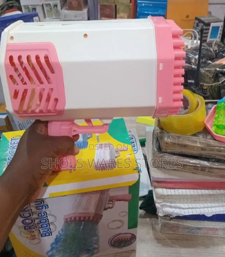 69 Holes Rocket Bubble Gun - Complete Package