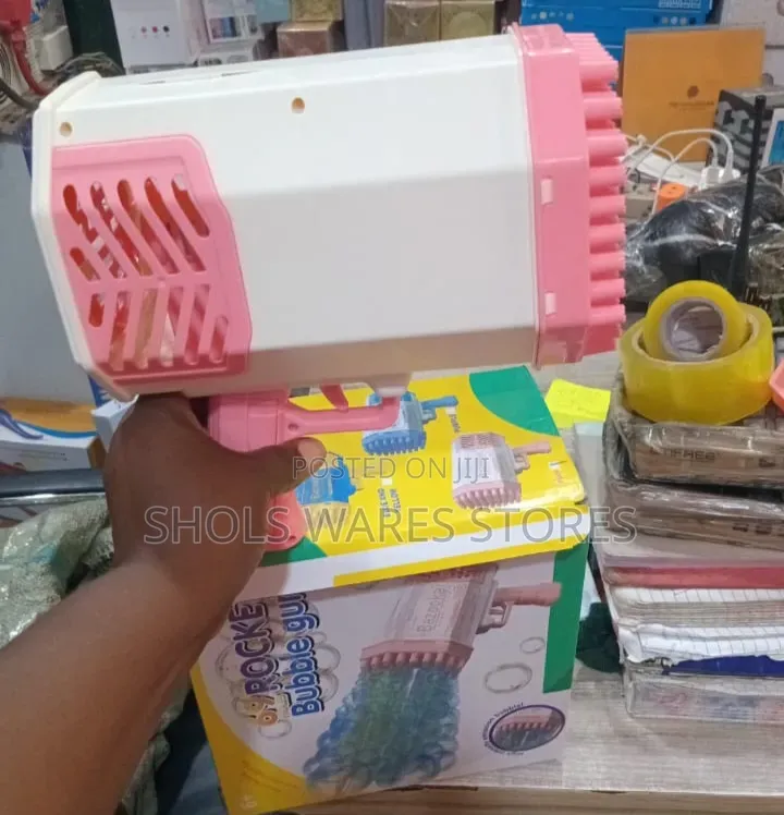 69 Holes Rocket Bubble Gun - Complete Package