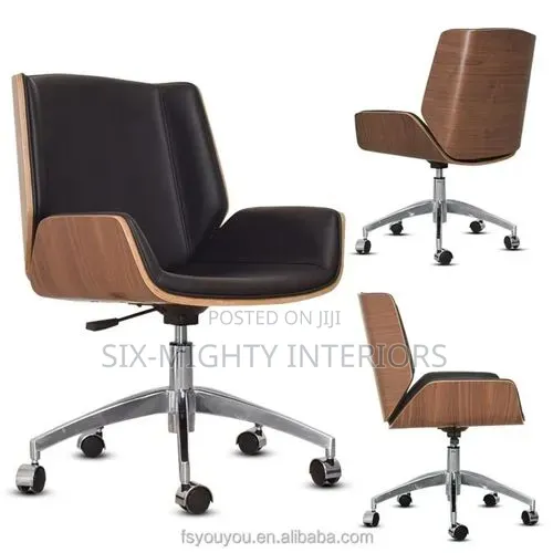 Modern Bentwood Middle Backrest Boss Office Chair