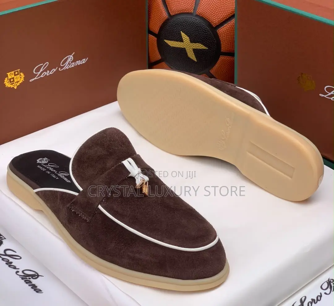 Loro Piana Quality Men Suede Half Shoe
