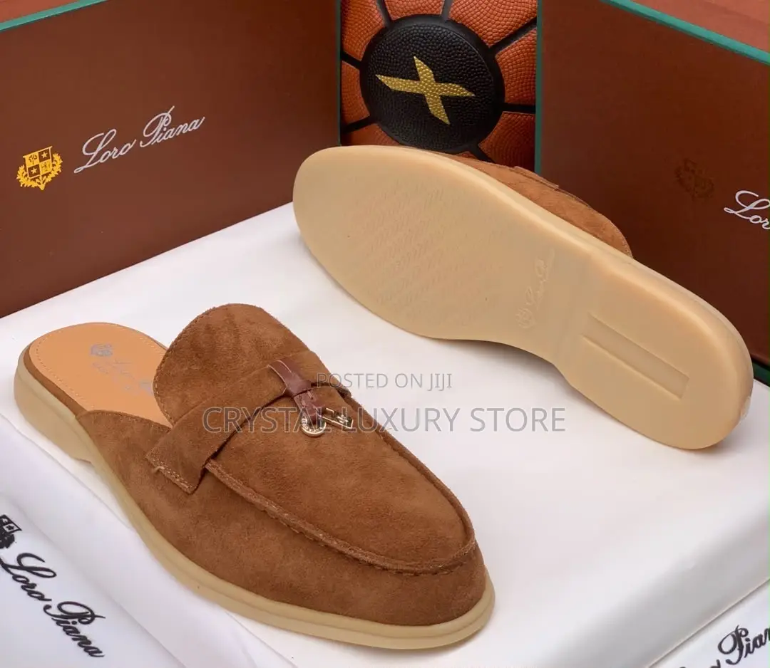 Loro Piana Quality Men Suede Half Shoe
