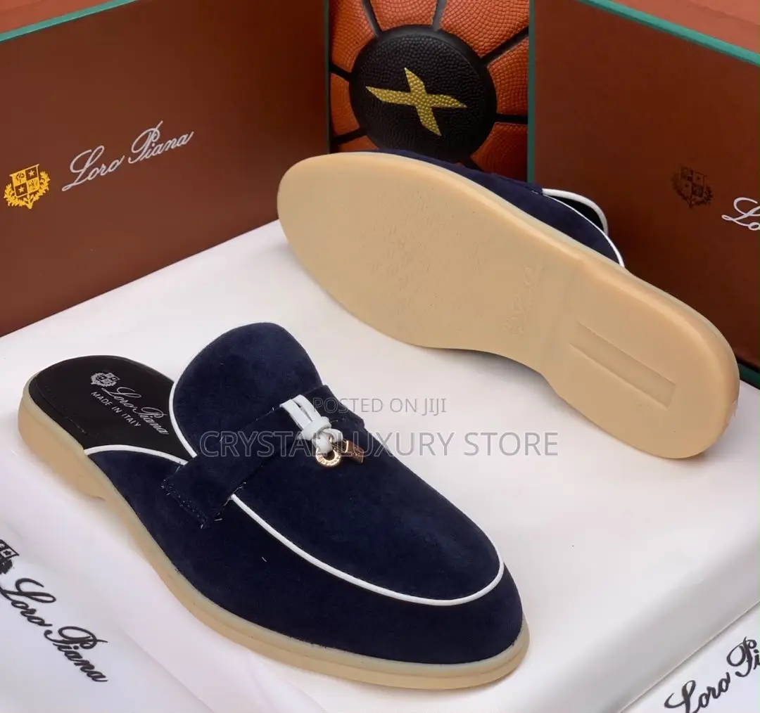 Loro Piana Quality Men Suede Half Shoe
