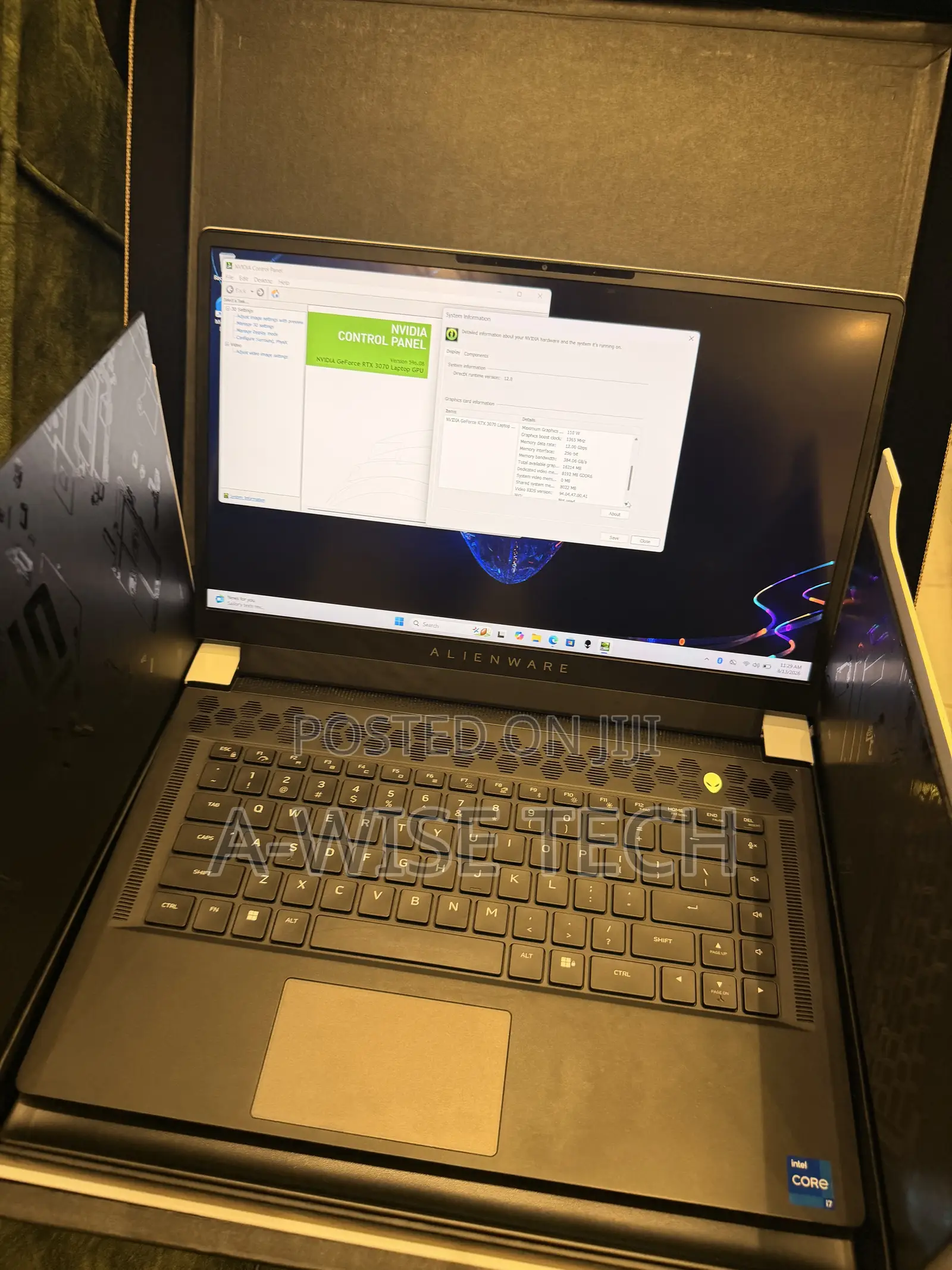 Laptop Alienware X15 R1 16GB Intel Core i7 SSD 1T
