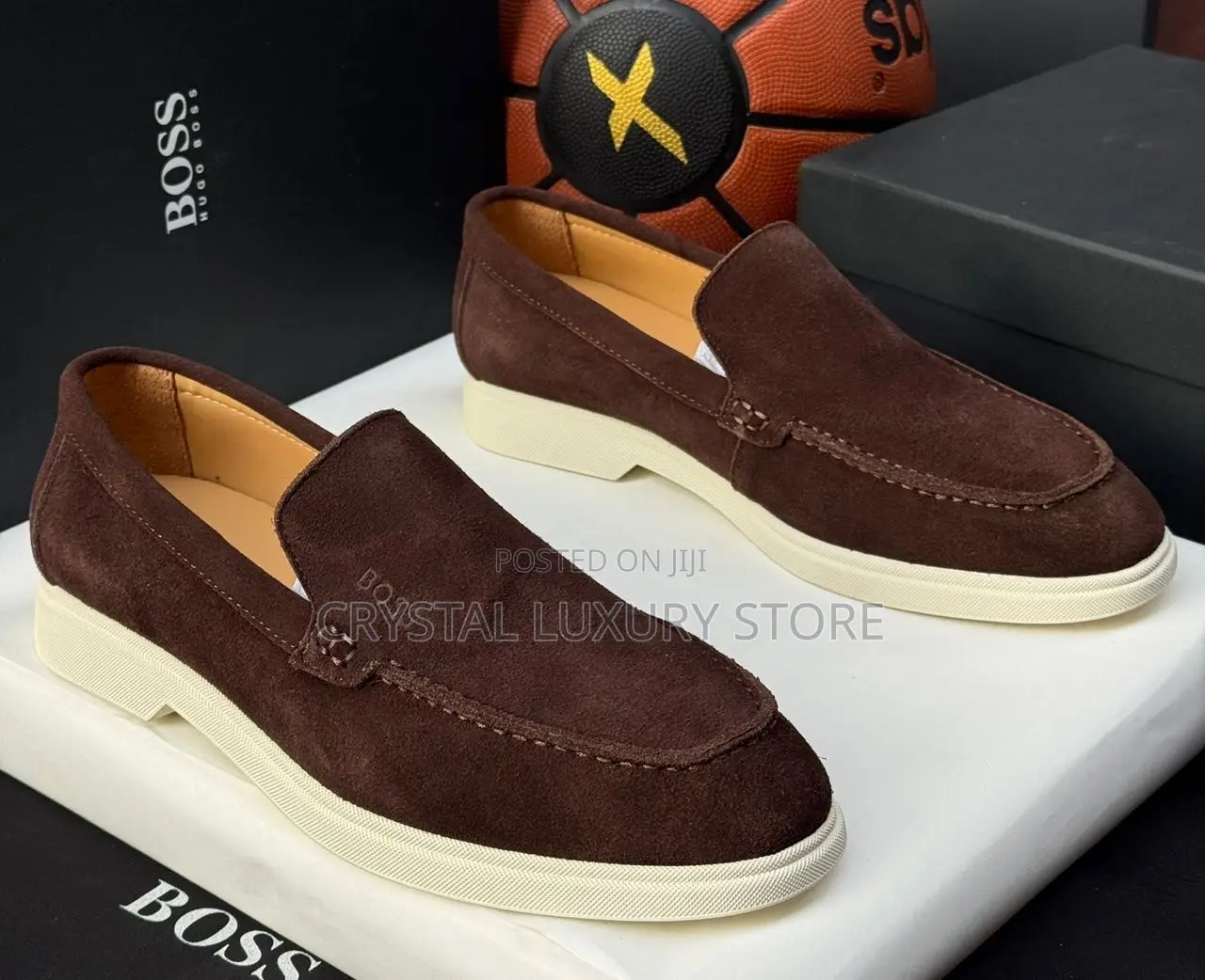 Hugo Boss Quality Luxury Men Suede Shoe