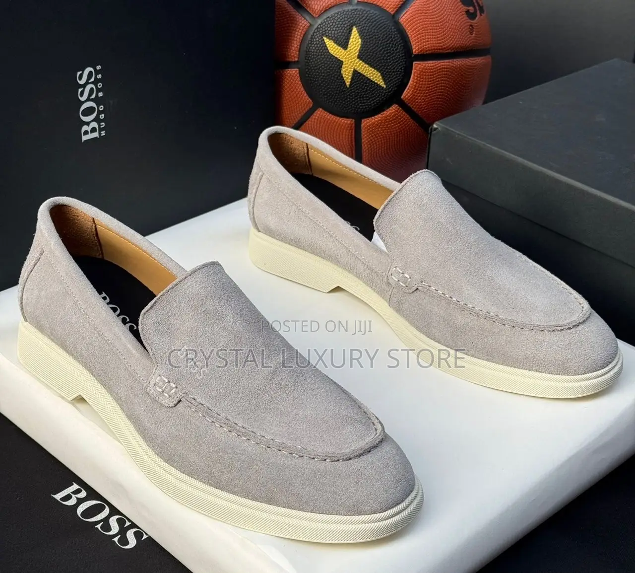 Hugo Boss Quality Luxury Men Suede Shoe