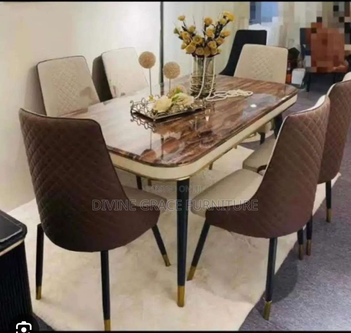Divine Grace Unique Dining Table Set