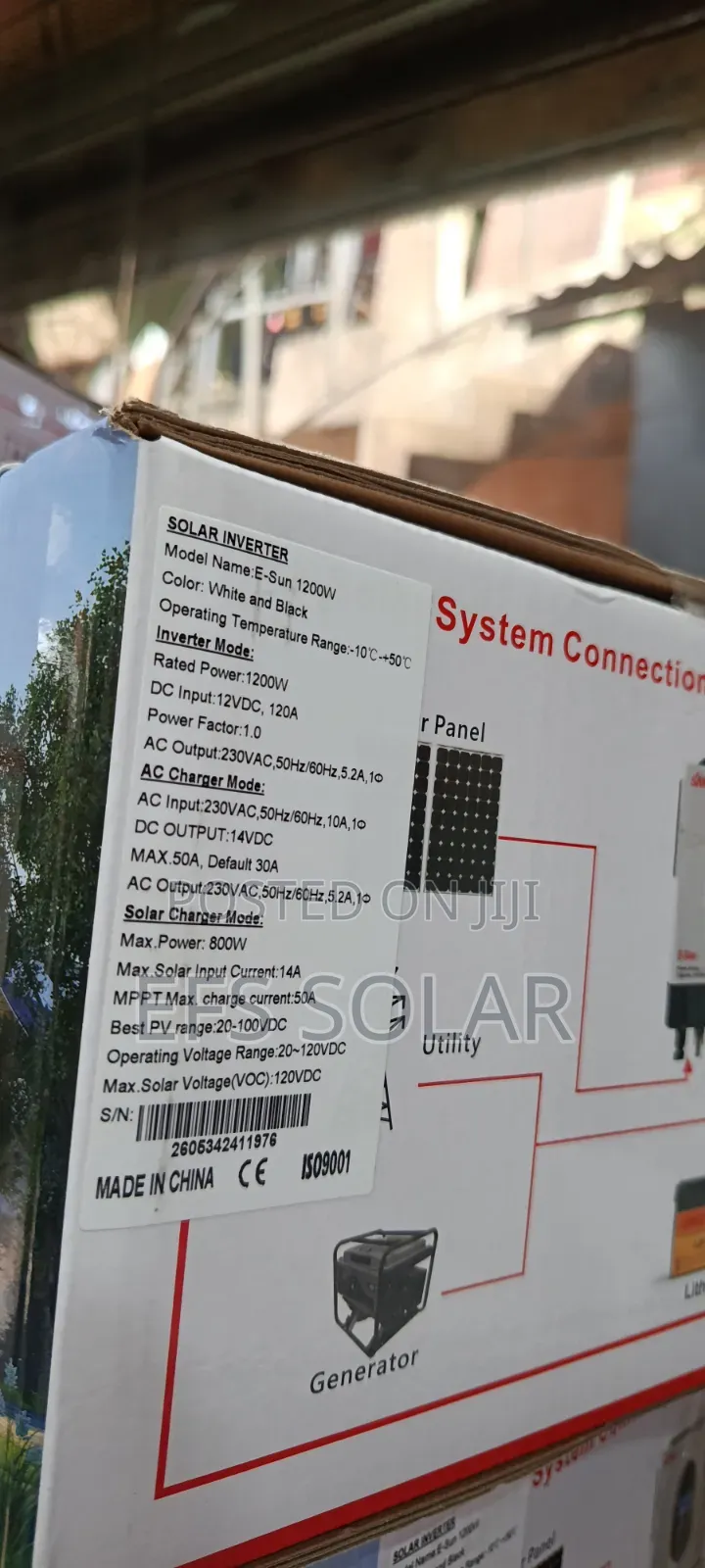 Sako E-Sun 1.2kw 12v Off-Grid MPPT Solar Inverter